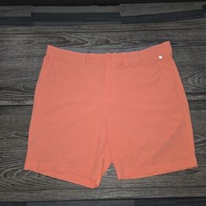 Adidas Men's Coral Flat Front Golf Shorts Size 40